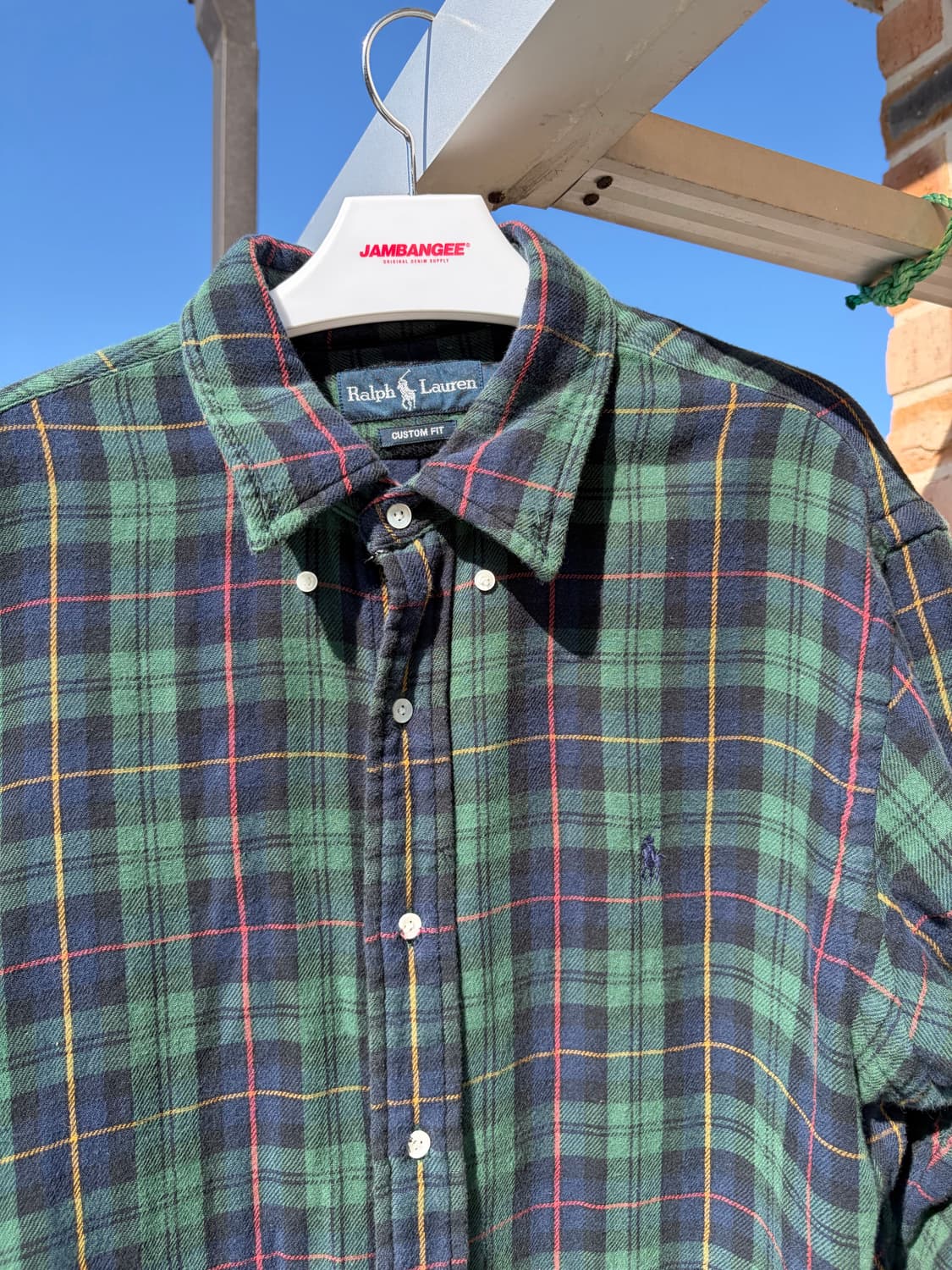 폴로 랄프 로렌 타탄 체크 플란넬 셔츠 상품이미지2