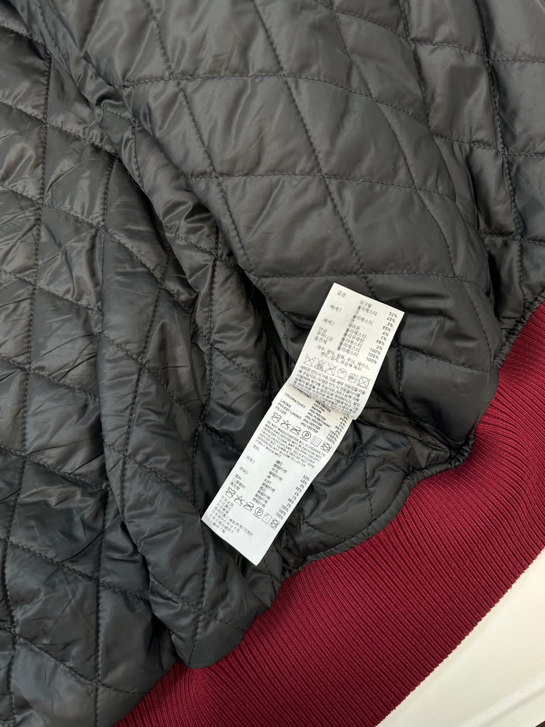 골스튜디오 풀패치 바시티자켓(누빔) 상품이미지5