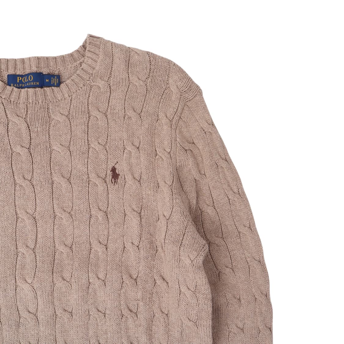 폴로 랄프로렌 베이지 케이블 니트 상품이미지3