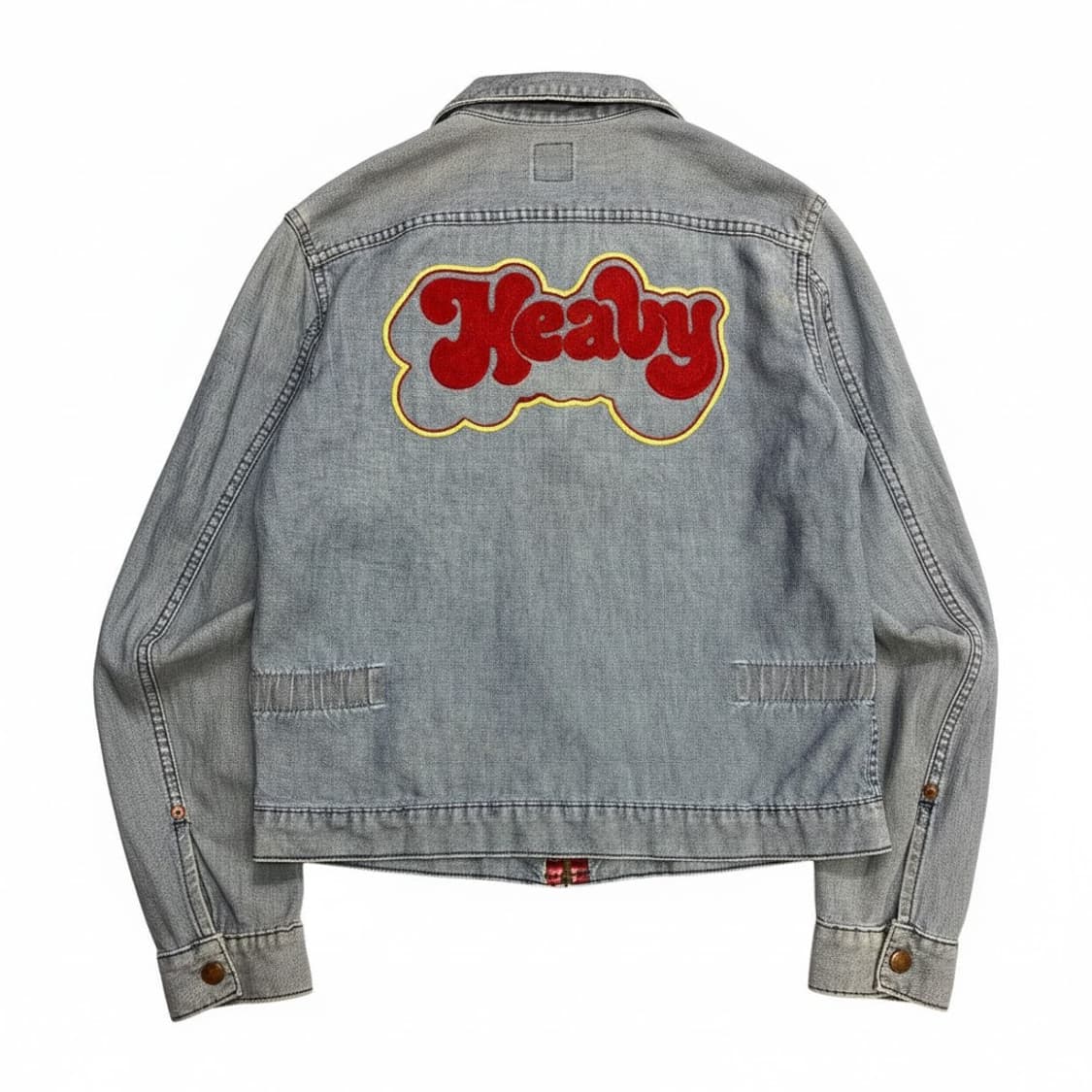 90s 히스테릭 글래머 지퍼 데님 자켓 사가라 자수 상품이미지1