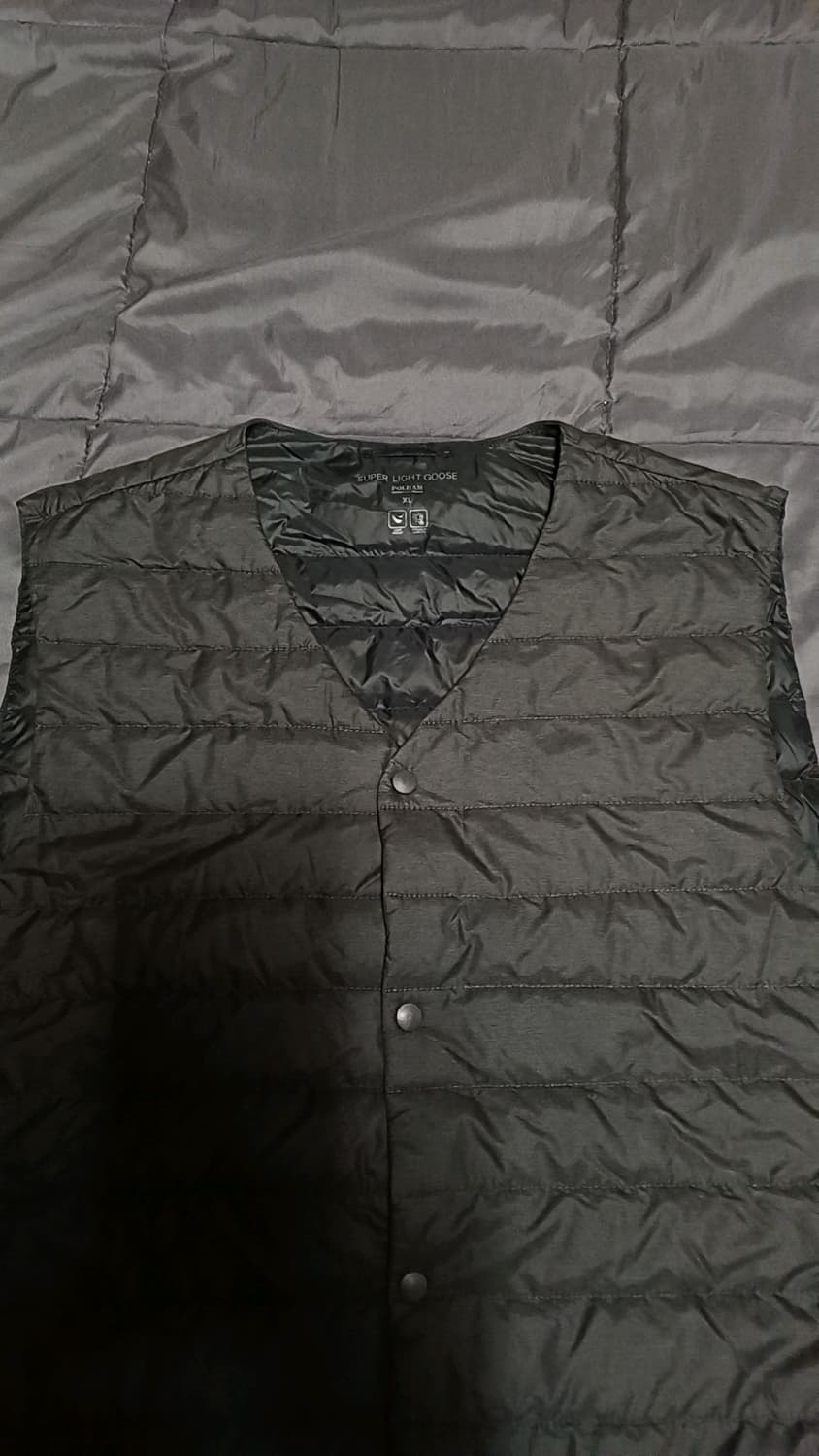 폴햄 구스경량조끼 실측100 가슴55 기장68 상품이미지2