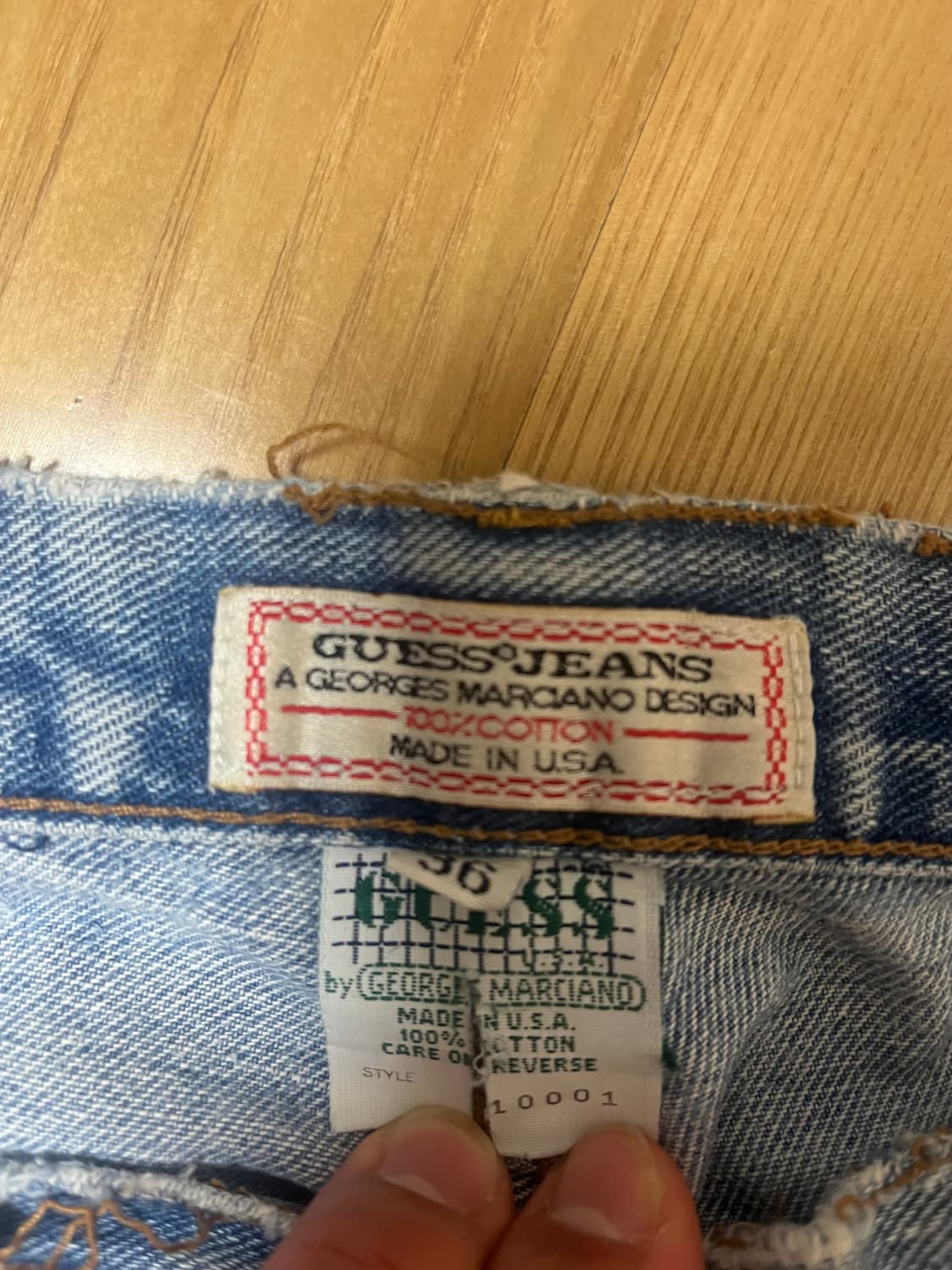 90s Georges Marciano guess 데님made in usa 상품이미지4