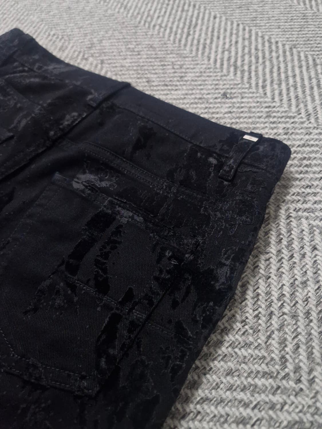 디올옴므 08 벨벳 코팅 진 30사이즈 상품이미지7