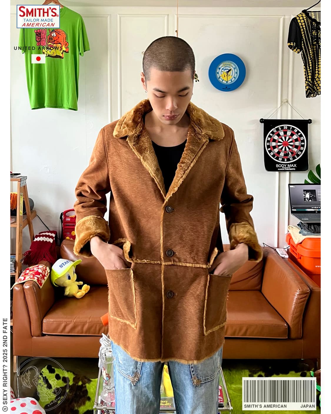 SMITH'S AMERICAN by United Arrows Fur JK 상품이미지1