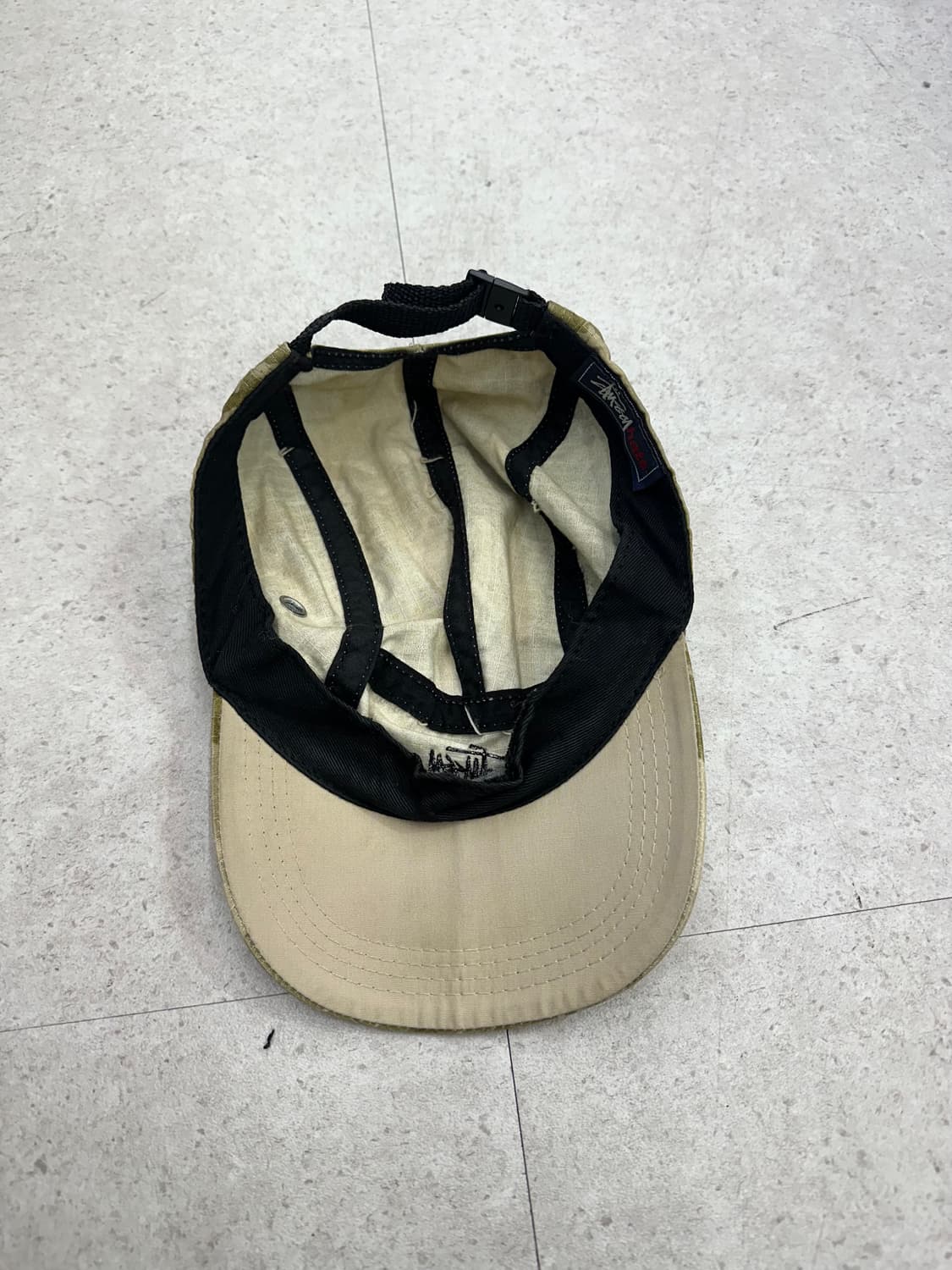 90s Stussy 스투시 카모 캡 상품이미지5