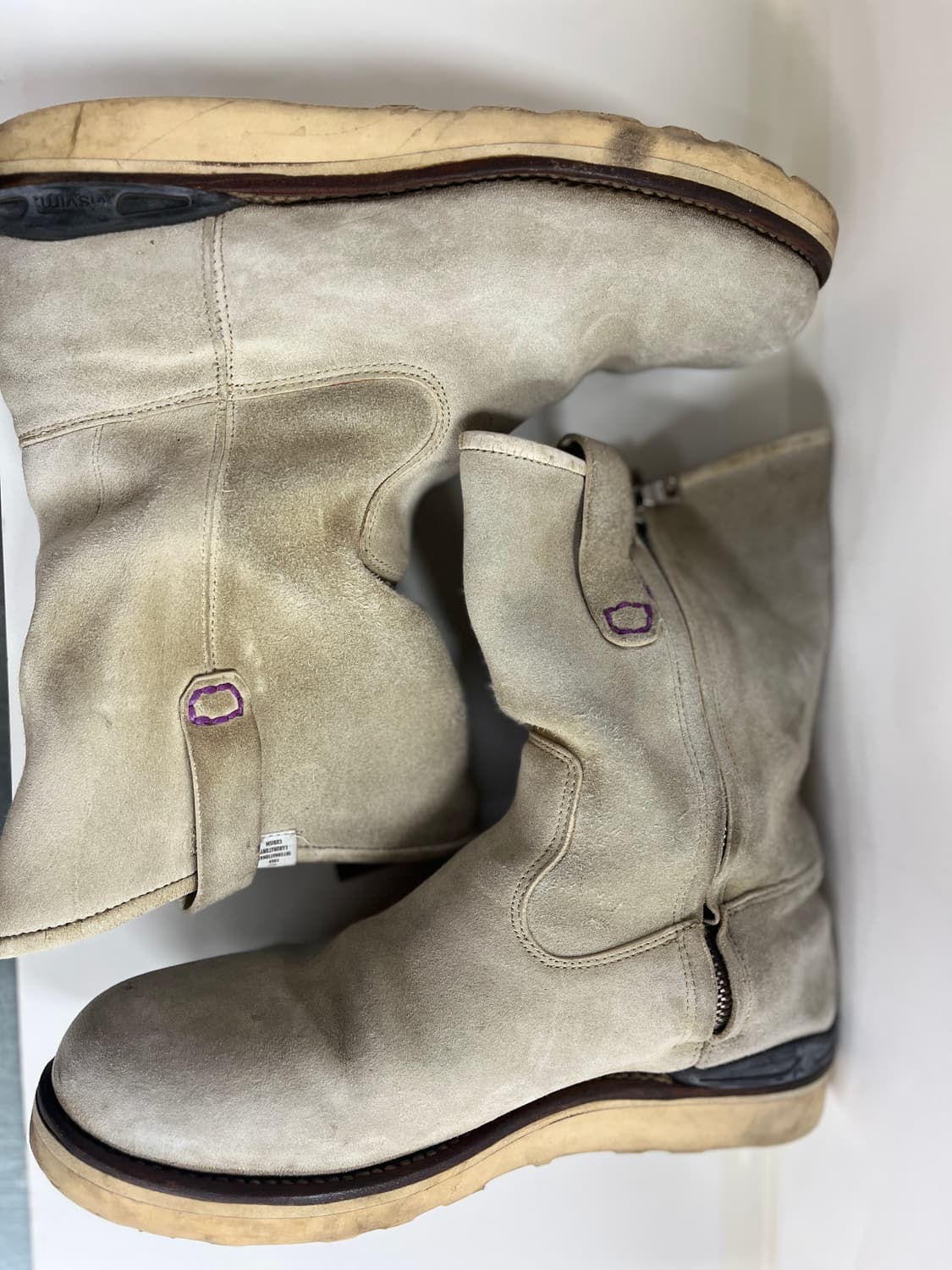 visvim 올드비즈빔 그레이 스웨이드 와바나키 부츠 9.5 상품이미지10