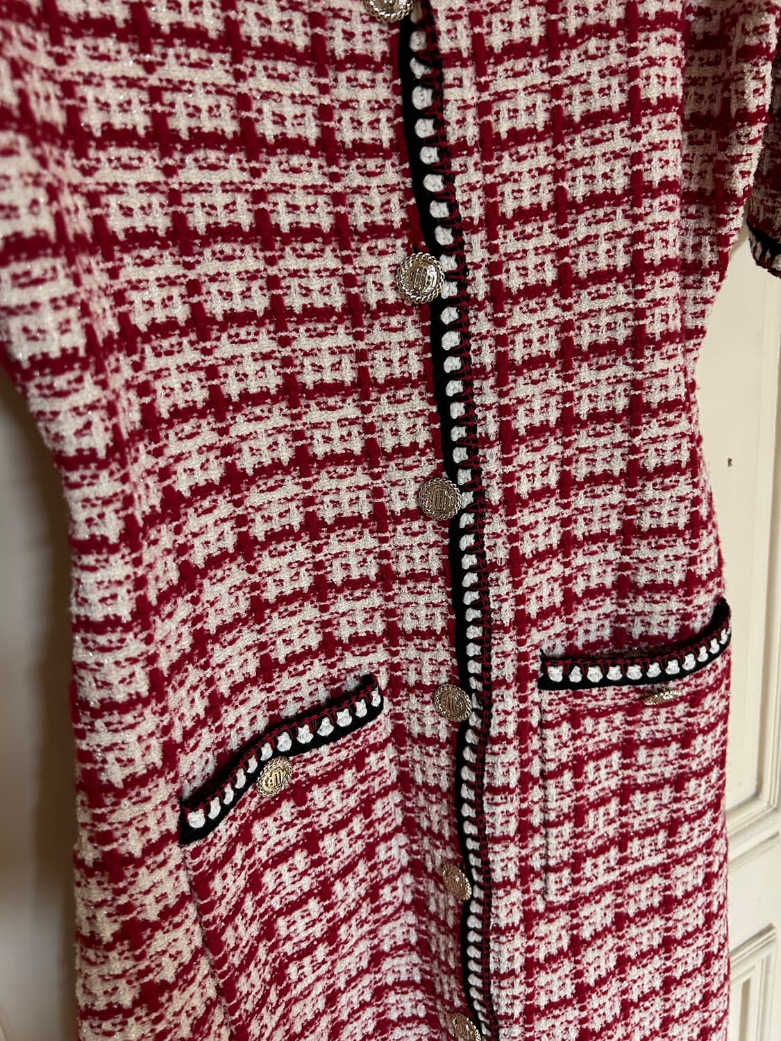 마쥬 트위드 버튼 원피스 상품이미지2