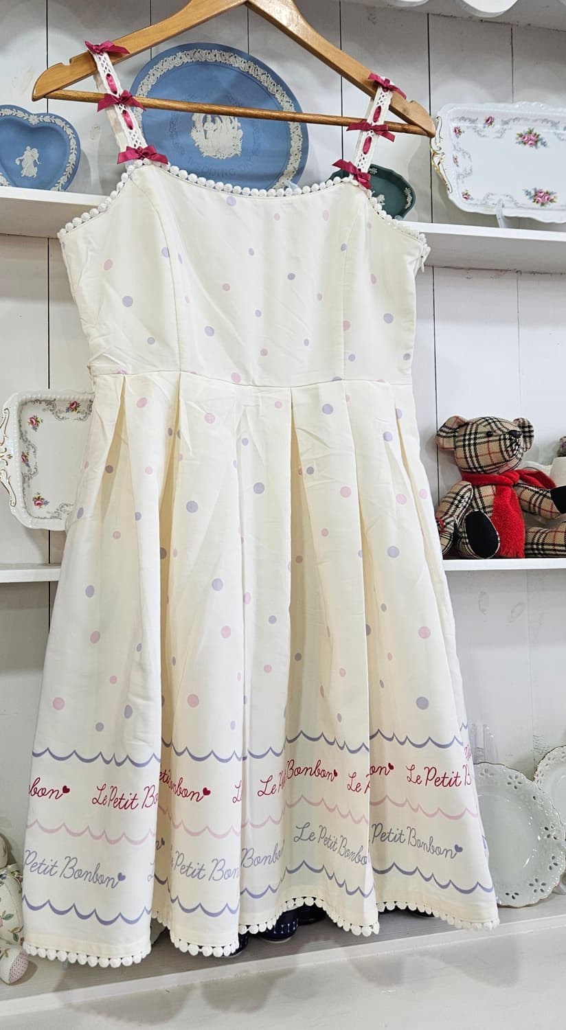 앙크루즈(Ank Rouge) 도트 리본 원피스 상품이미지2