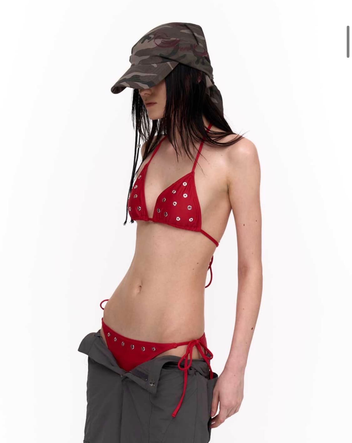 2000아카이브스 카모 스카프 볼캡 상품이미지3