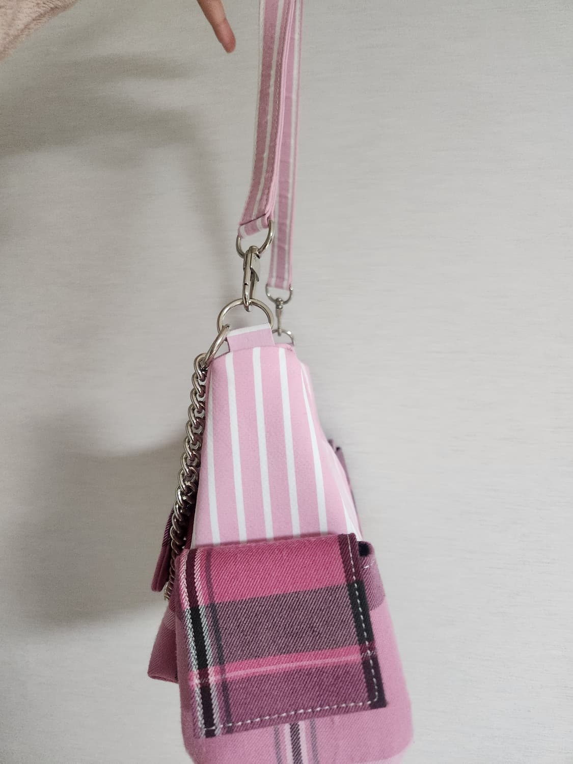 켈리즈 핑크  크로플백 with 헤지스 상품이미지2