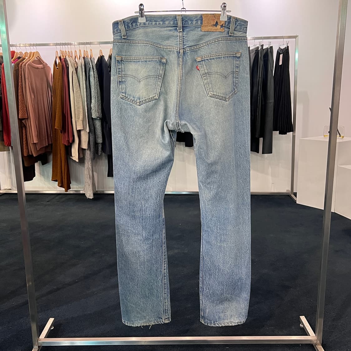 [34] 80s 리바이스 501 USA MADE 데님 청바지 상품이미지2