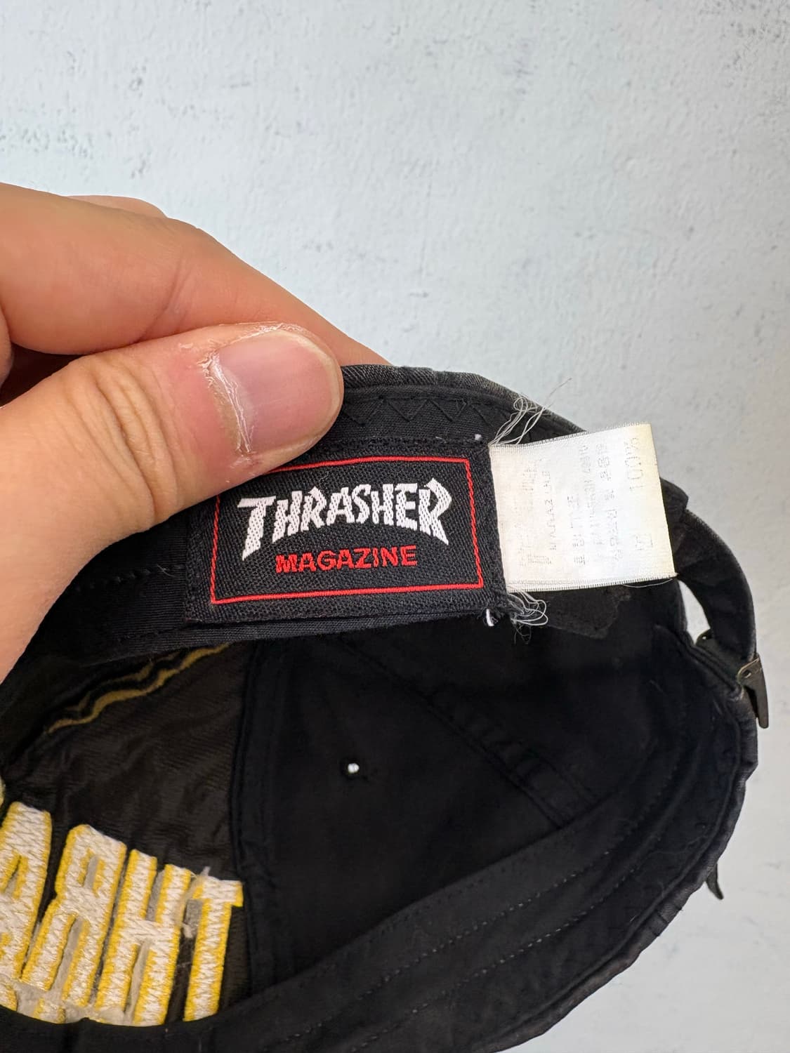 트레셔 빈티지 자수 로고 볼캡 상품이미지5