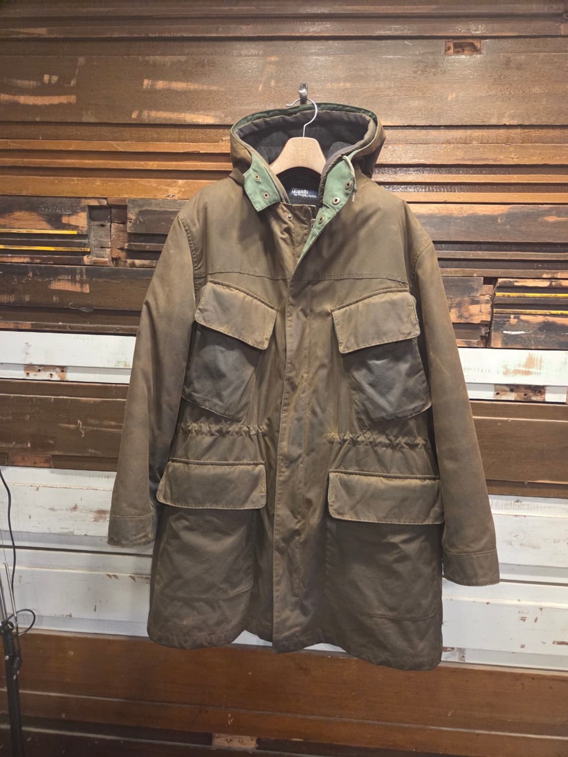 90'S 폴로랄프로렌 왁스코팅코트 상품이미지1