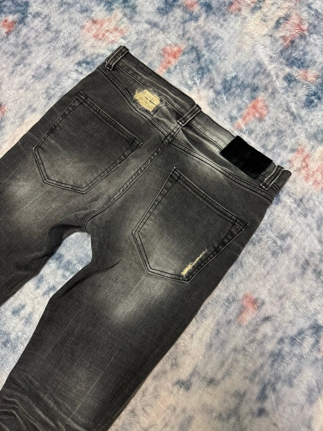 Goa 00s archive damage zipper flare deni 상품이미지6