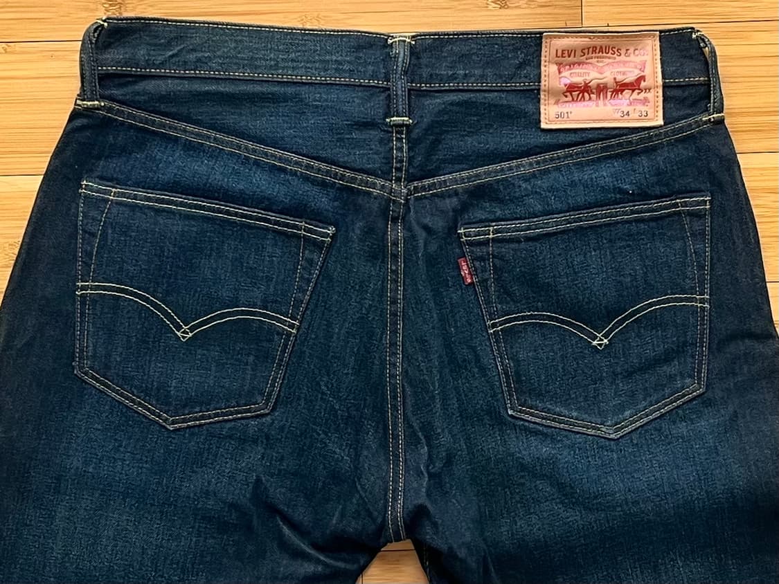 리바이스 501 데님팬츠 W34 L33 상품이미지4
