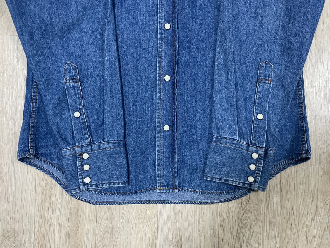 95~100) 60's 복각 랭글러 데님 웨스턴셔츠(RRL&LVC&폴로) 상품이미지9