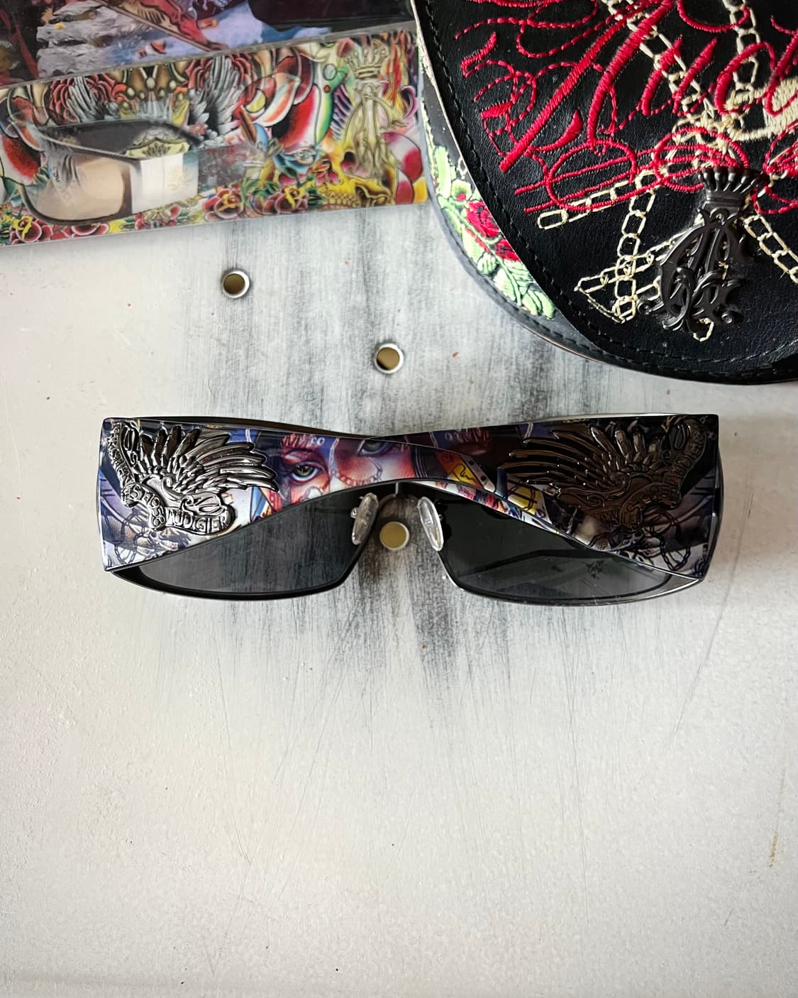90s Christian Audigier Archive Sunglass 상품이미지8