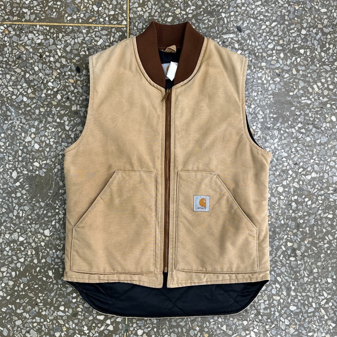 90s USA 칼하트 V01-BRN 베스트 M 상품이미지1