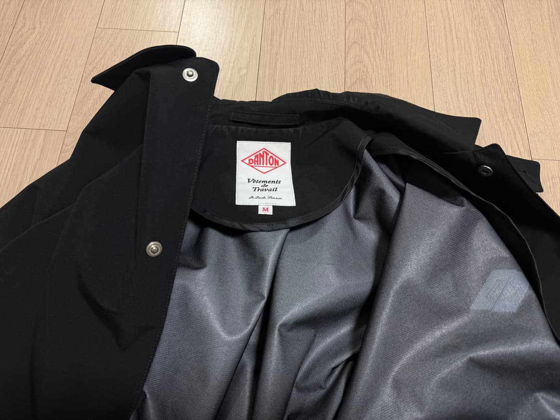 단톤(Danton) 오버핏 코치 자켓 M 블랙 상품이미지6