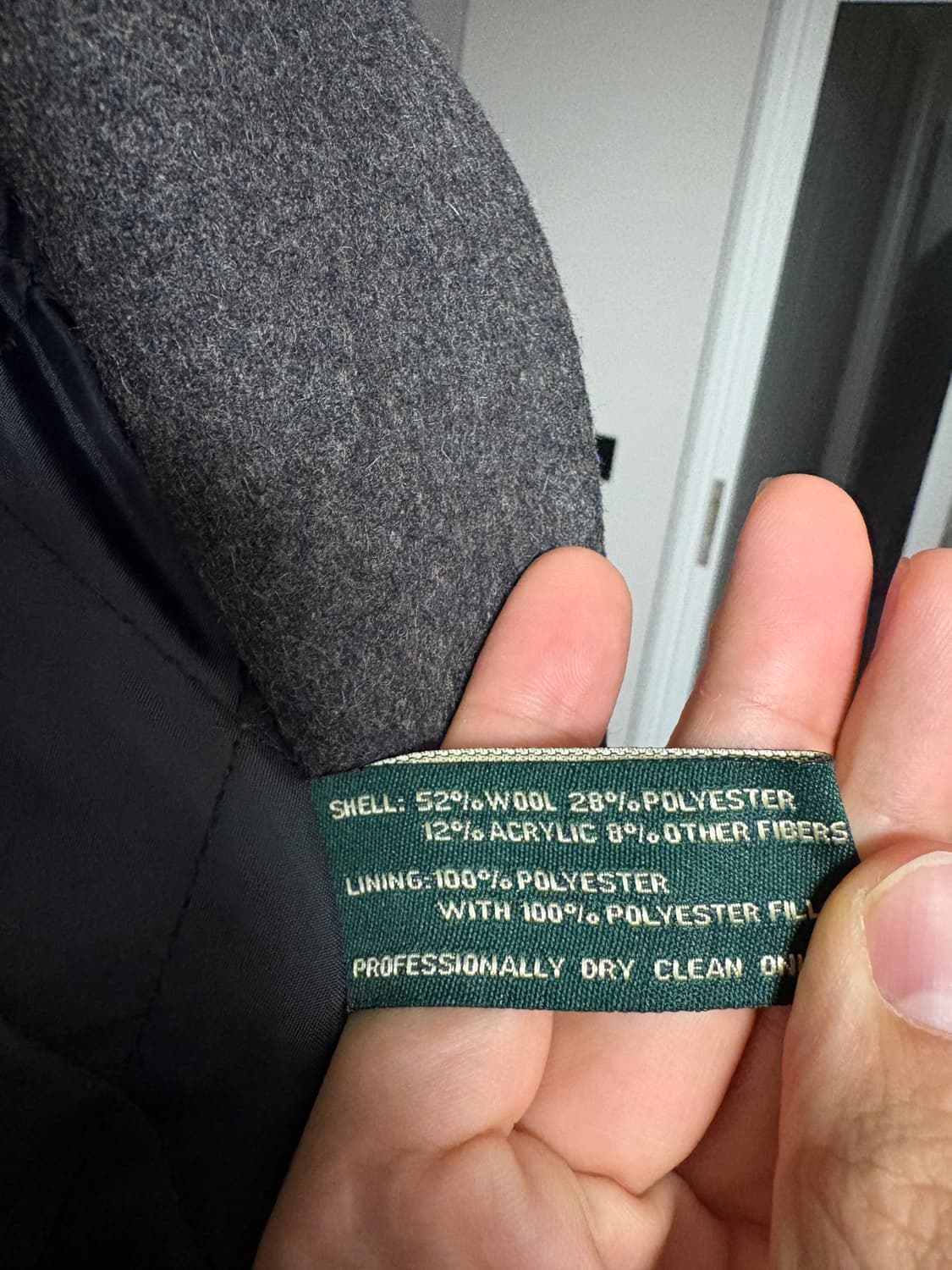 [103] 랄프로렌 코트 차콜 상품이미지2