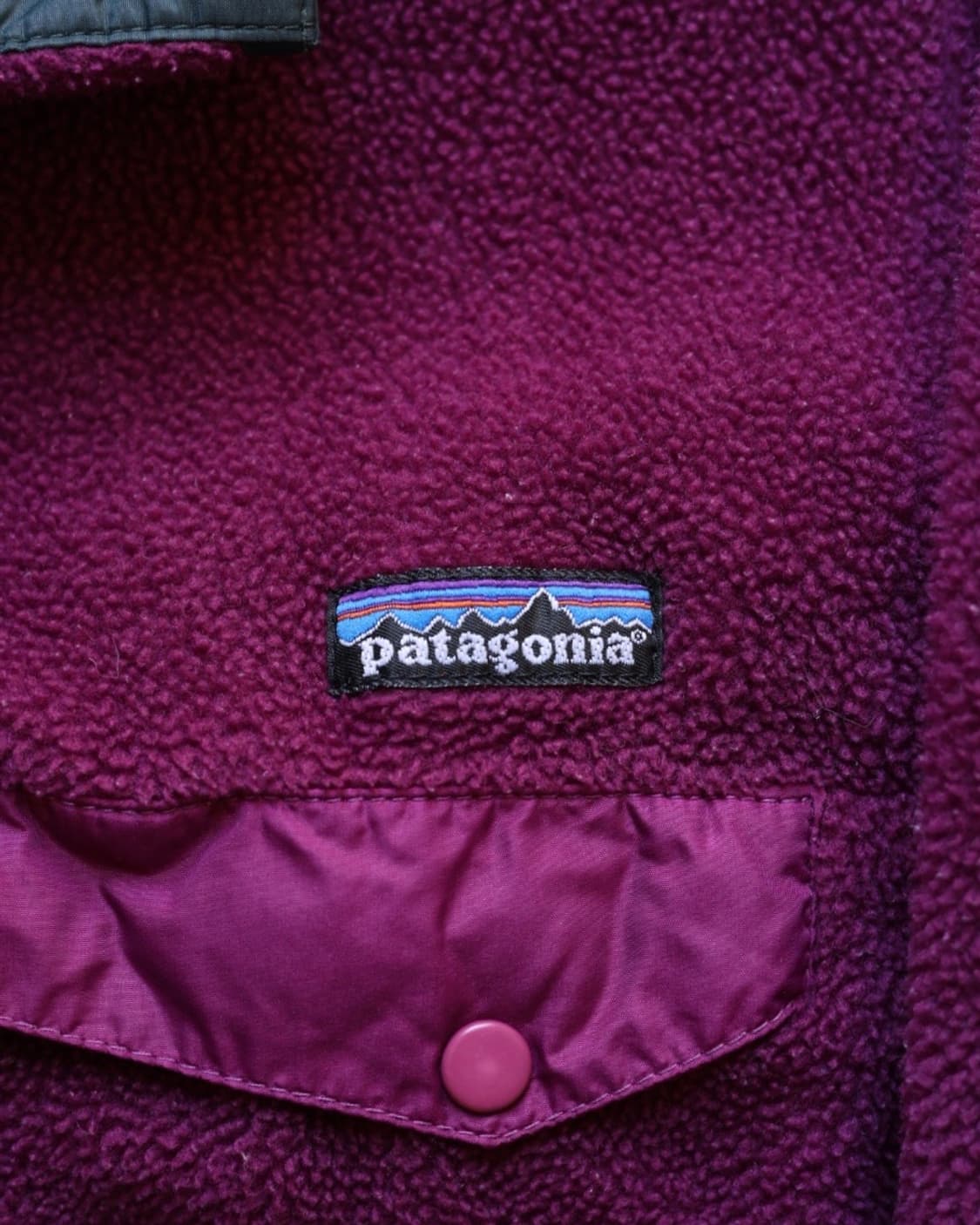 파타고니아 90s 신칠라 스냅티 플리스 (plum) 상품이미지3