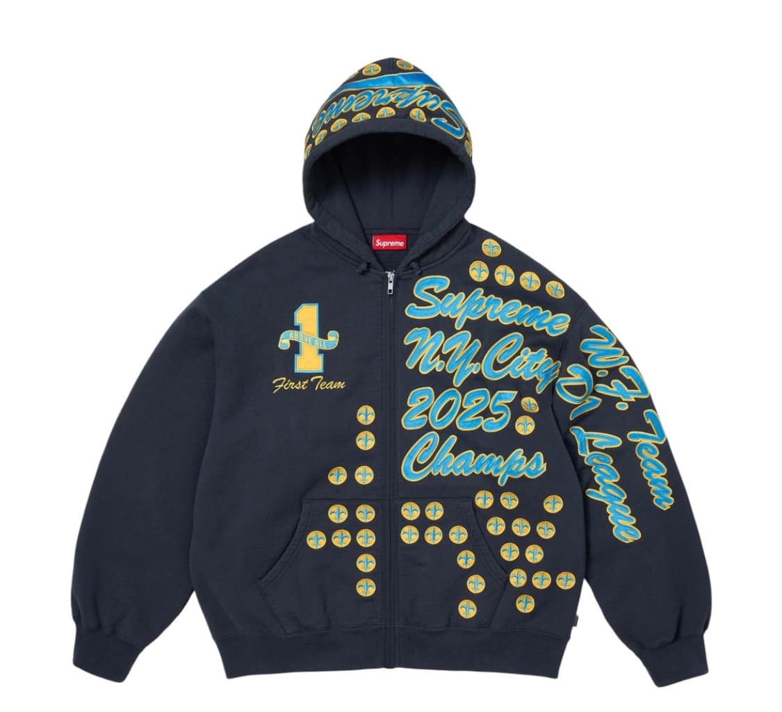 슈프림 리그 챔스 후드집업 상품이미지1
