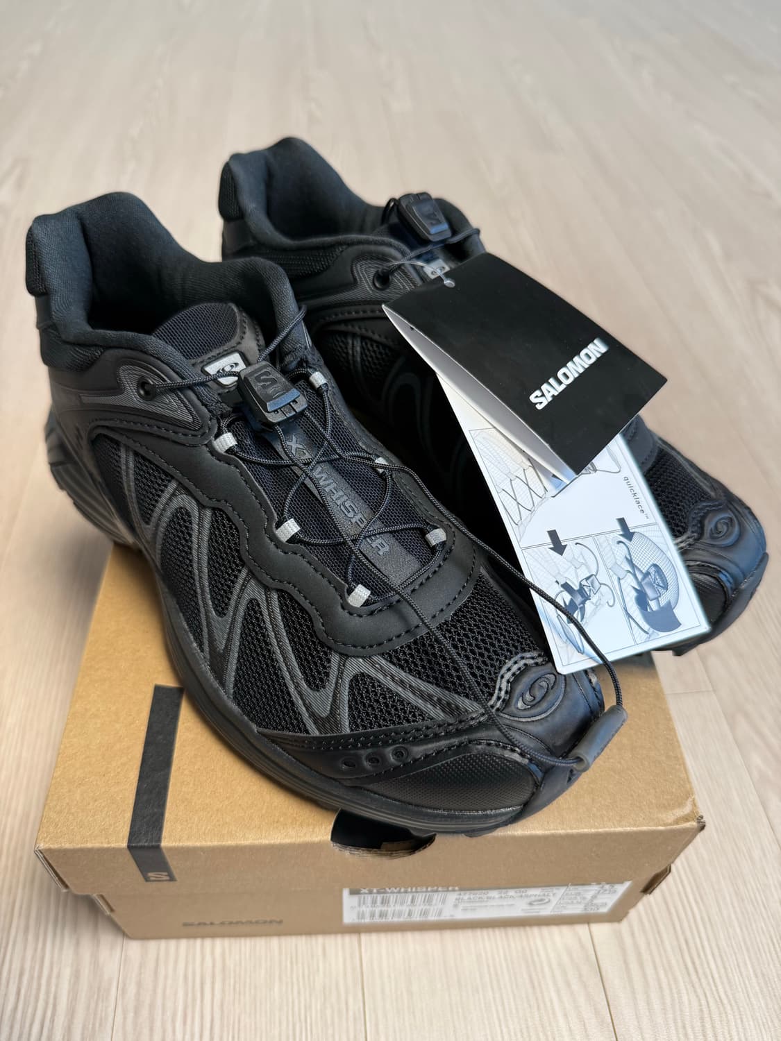 살로몬 XT-위스퍼 블랙 아스팔트 상품이미지1
