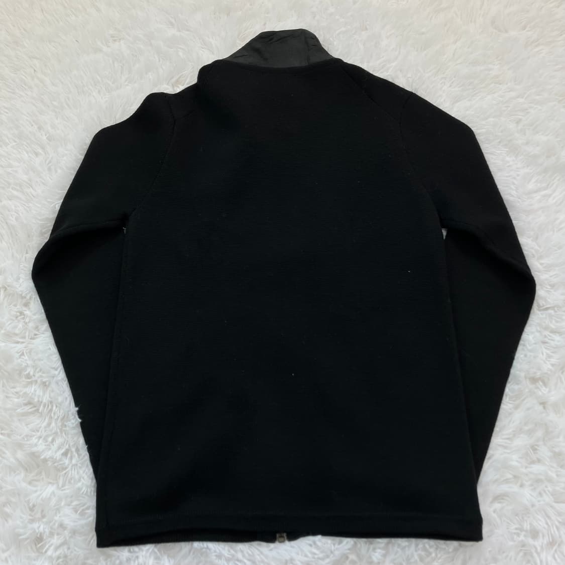 버버리 블랙라벨 레더 니트 집업 o-783 y2k 스트릿 갸루 펑키 일본 상품이미지3