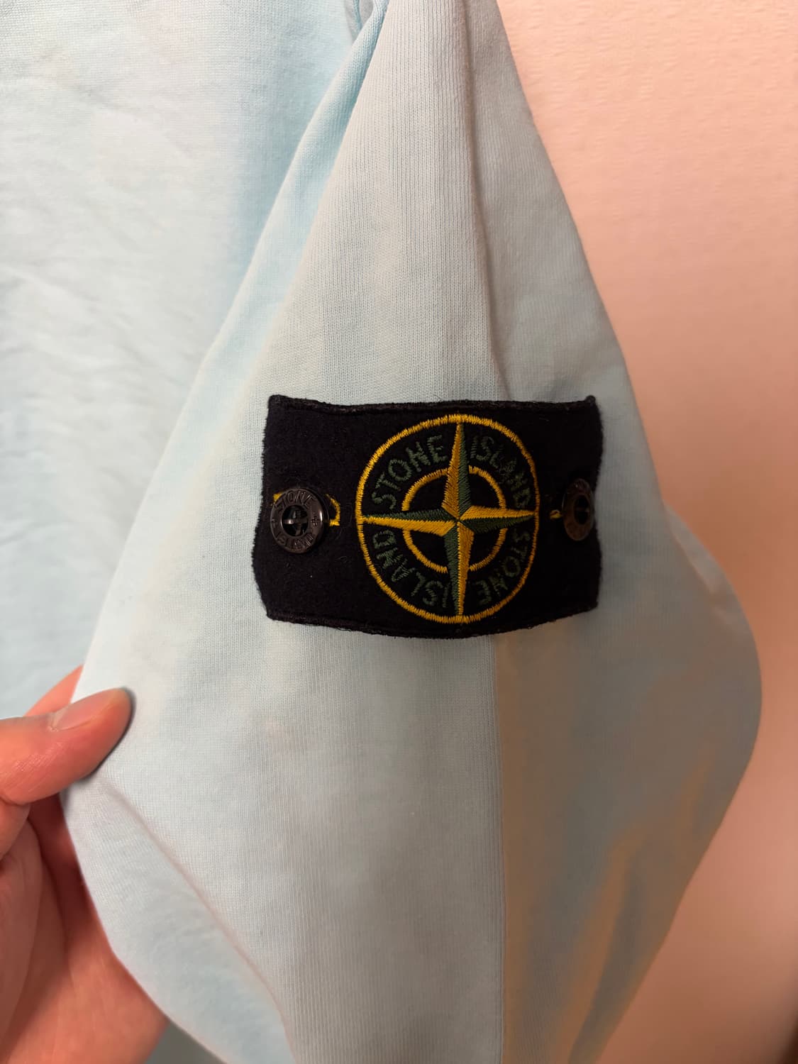 L)스톤아일랜드 긴팔티 하늘색 상품이미지3