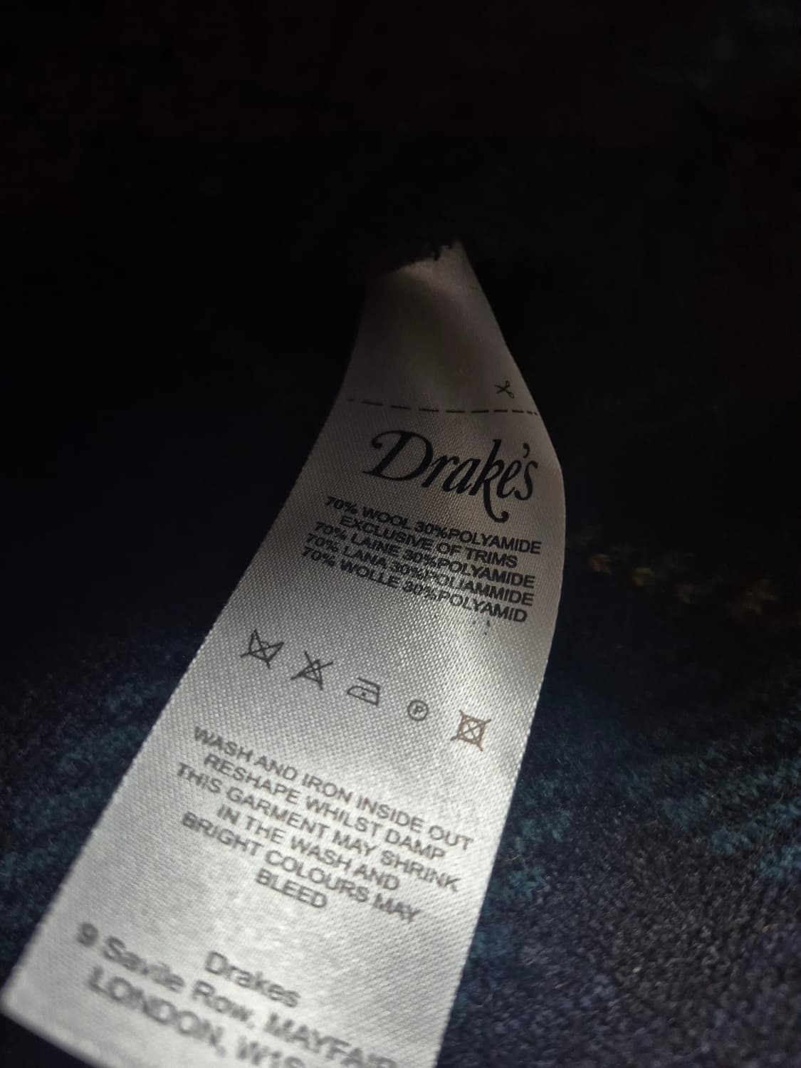 드레익스 존스톤 체크 부클 플리스 베스트 xl 상품이미지5