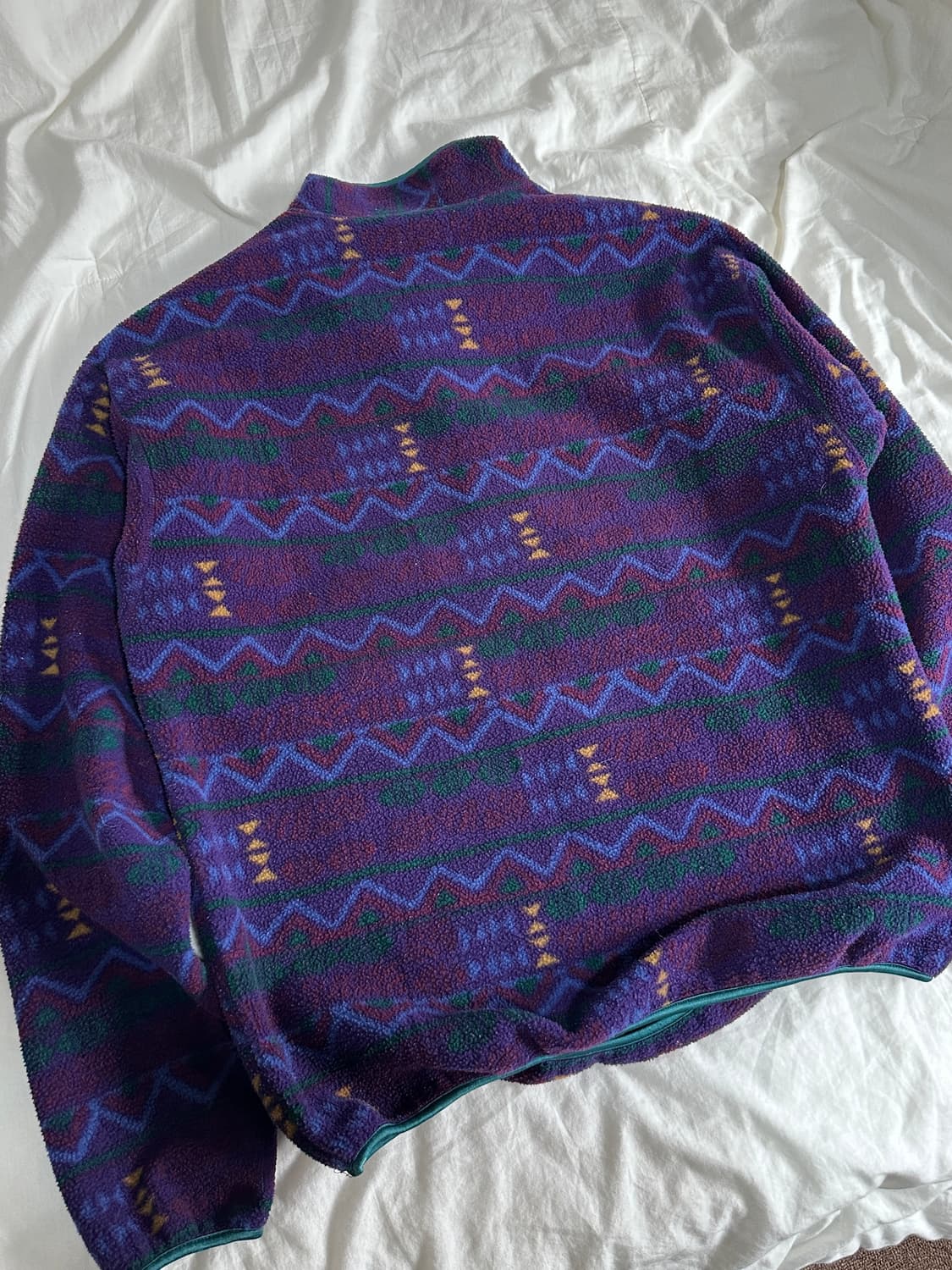 90s usa 콜롬비아 아즈텍 신칠라 플리스 상품이미지4