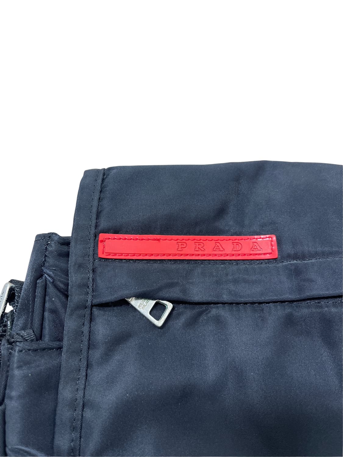 00s 프라다 스포츠 레드 탭 나일론 크로스백 상품이미지2