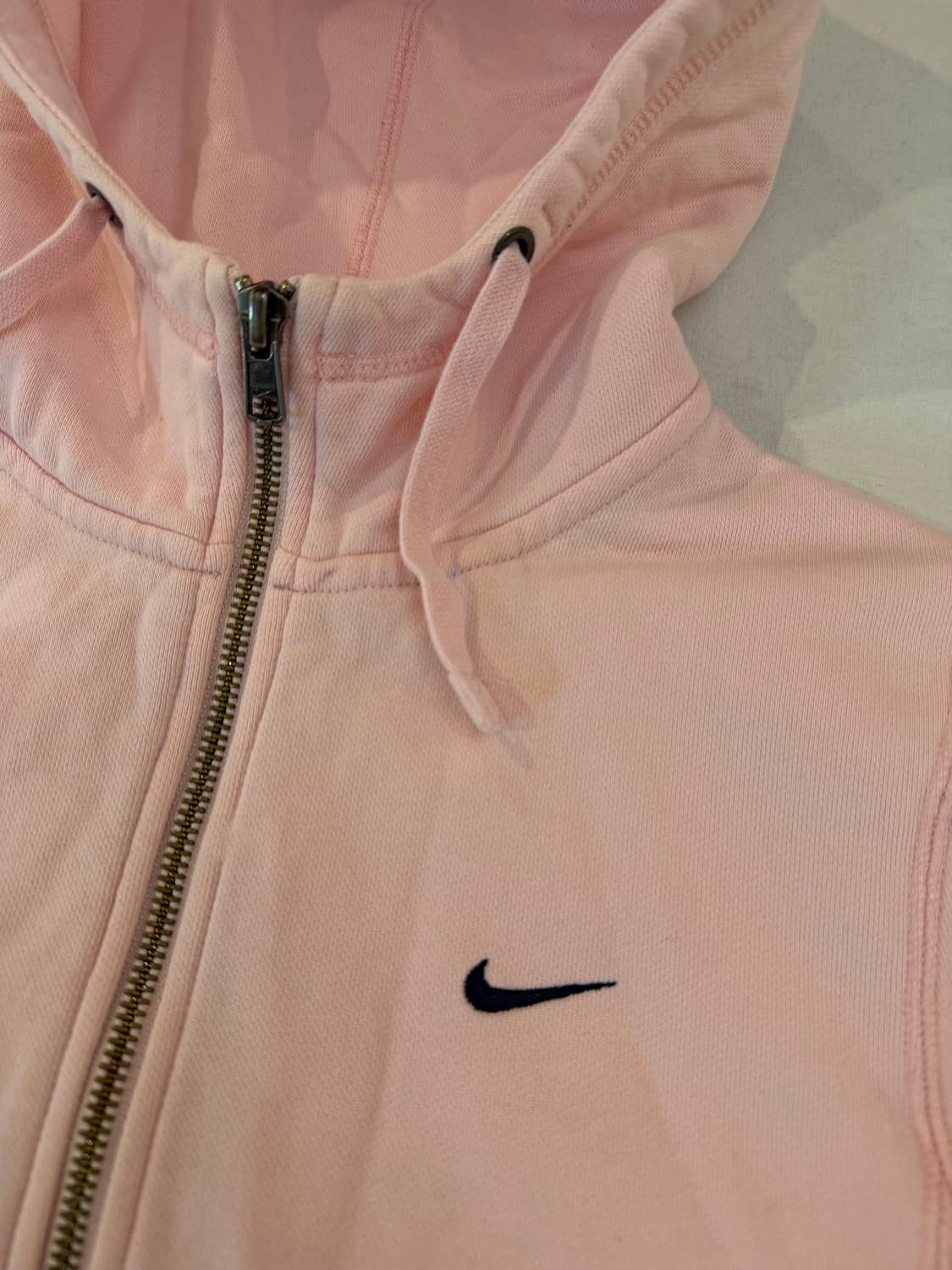 00s 나이키 딸기우유맛 마멜 투웨이 후드집업 베이비 핑크 상품이미지3