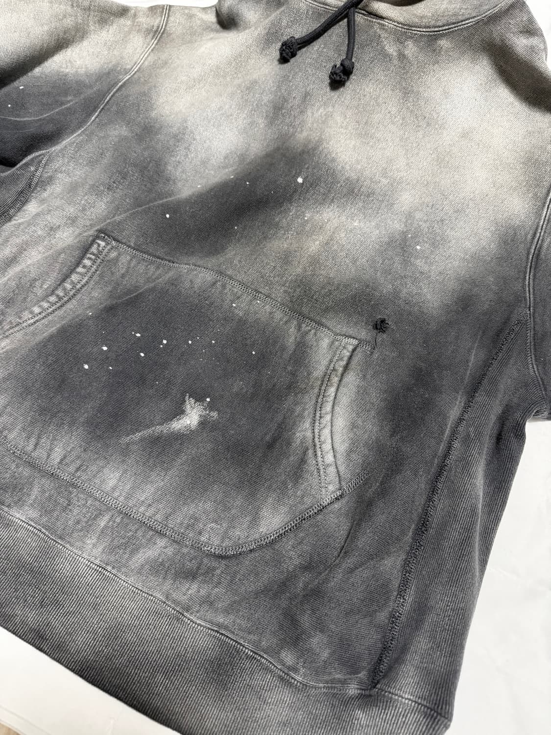 Bowwow 바우와우 하드 에이징 후드 블랙 L 상품이미지2