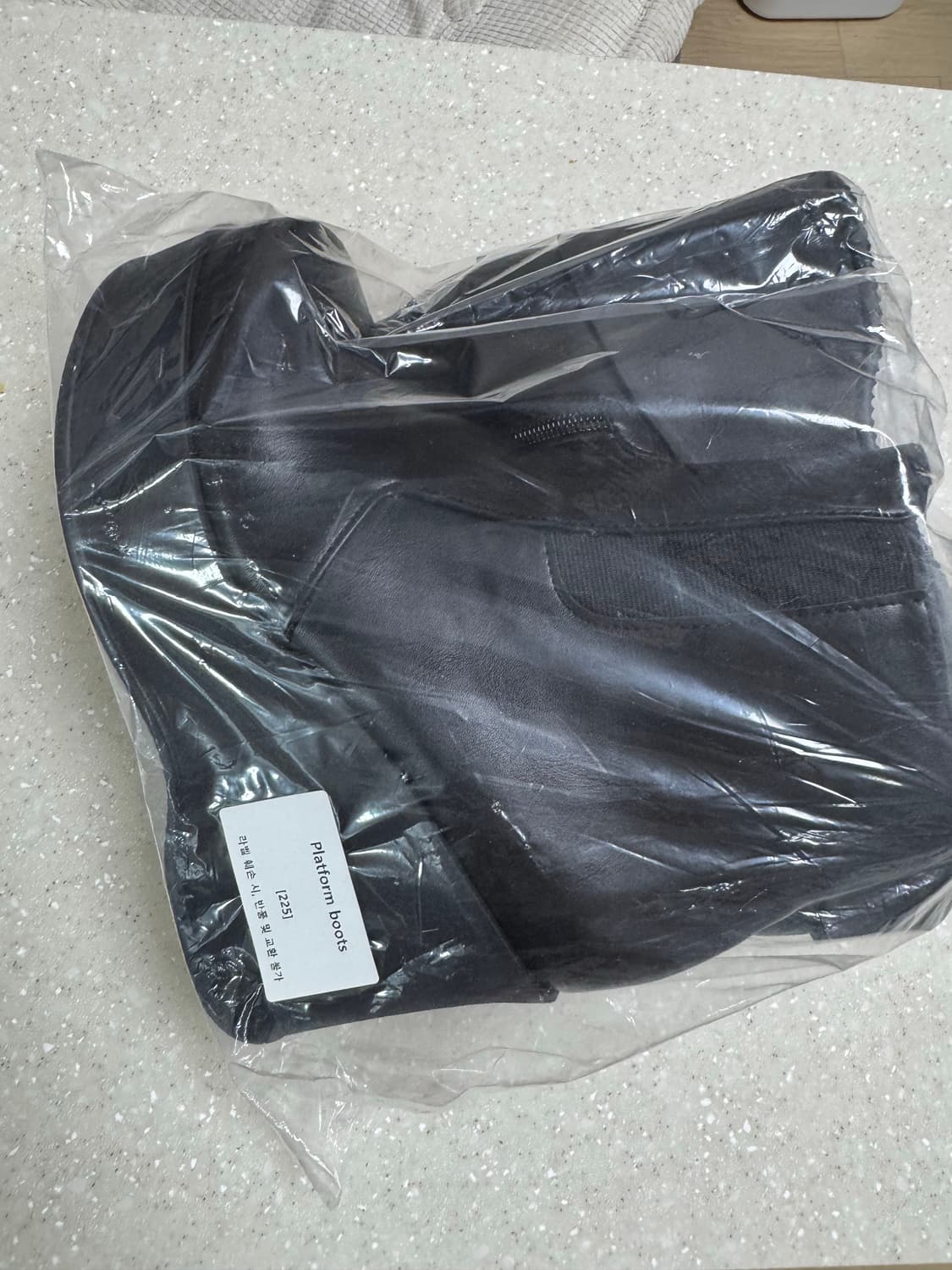 (새상품) 통굽 플랫폼 부츠 상품이미지5