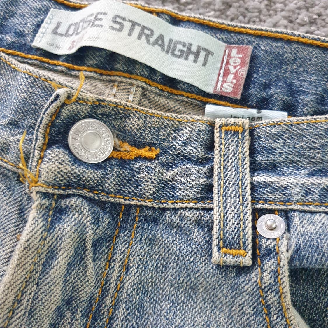 LEVI'S STRAUSS & CO 루즈 스트레이트 데님 상품이미지4