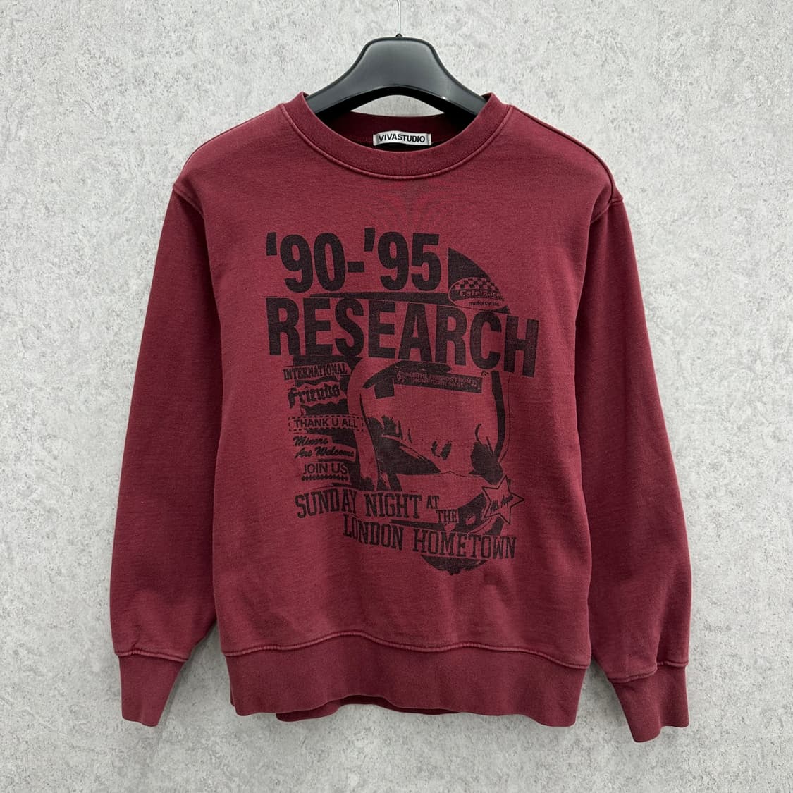 90 비바스튜디오 여자 루즈핏 맨투맨 상품이미지1