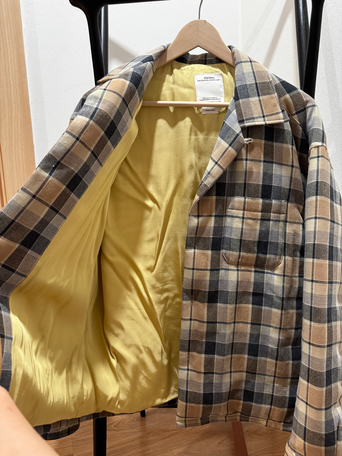 (2) 비즈빔 keesey check 다운 자켓 25ss 상품이미지4