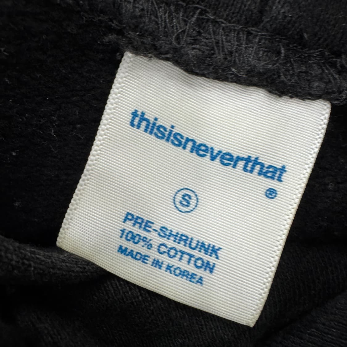 S(100) 디스이즈네버댓 디네댓 빅로고 후드 티셔츠  상품이미지4