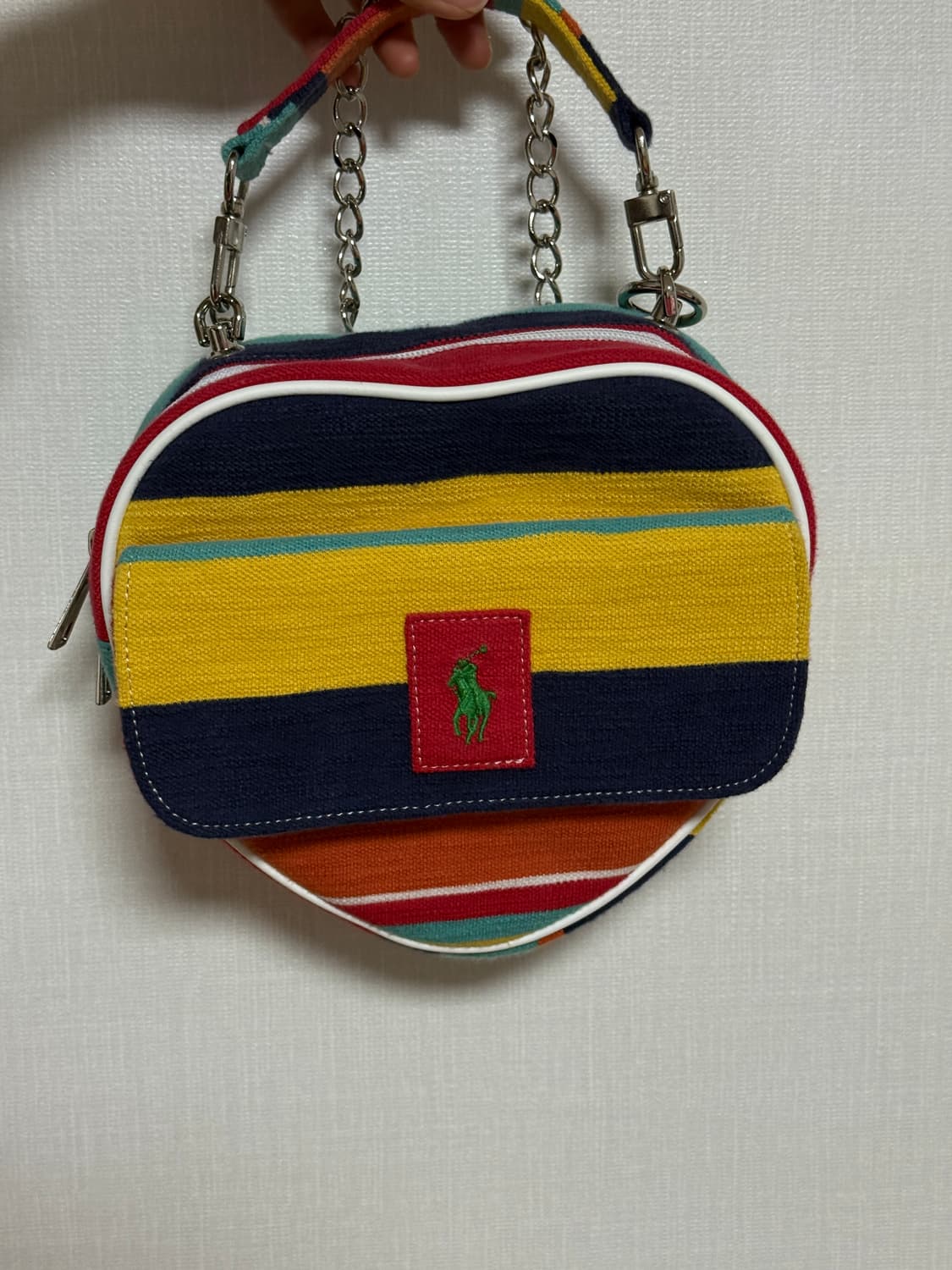 폴로 스트라이프 미니 체인백 상품이미지3