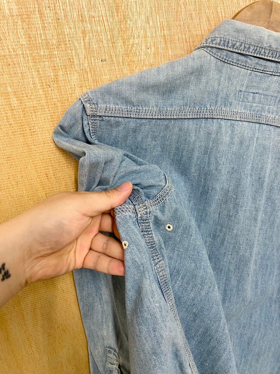 BEAMS BOY denim shirt onepiece 상품이미지9