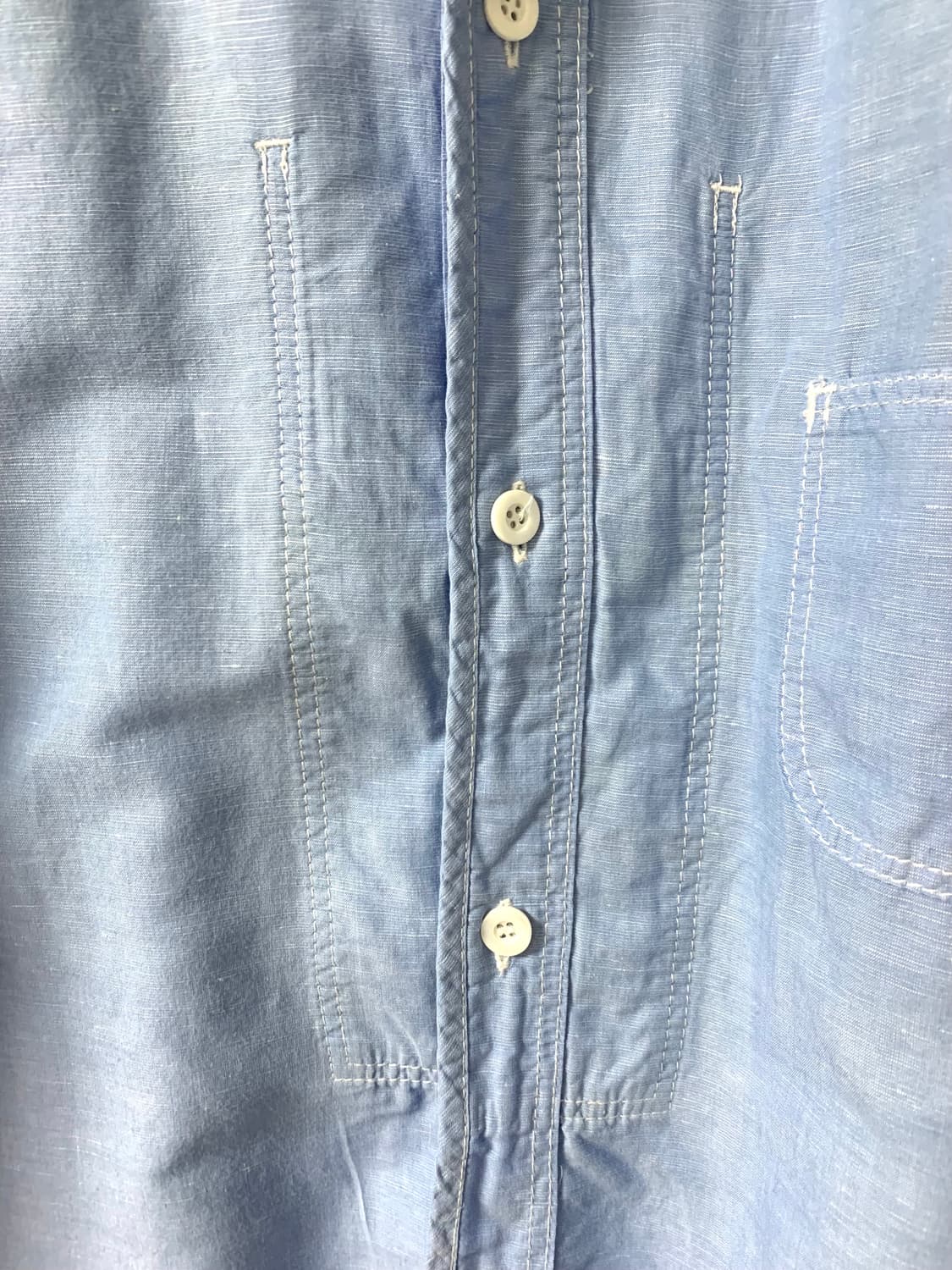 준야와타나베 맨 패츠워크 셔츠 상품이미지2