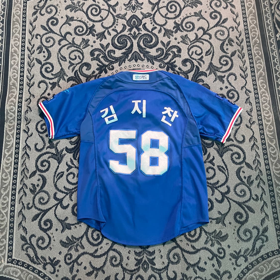 85 삼성라이온즈 김지찬 어웨이 유니폼/W2666 상품이미지3