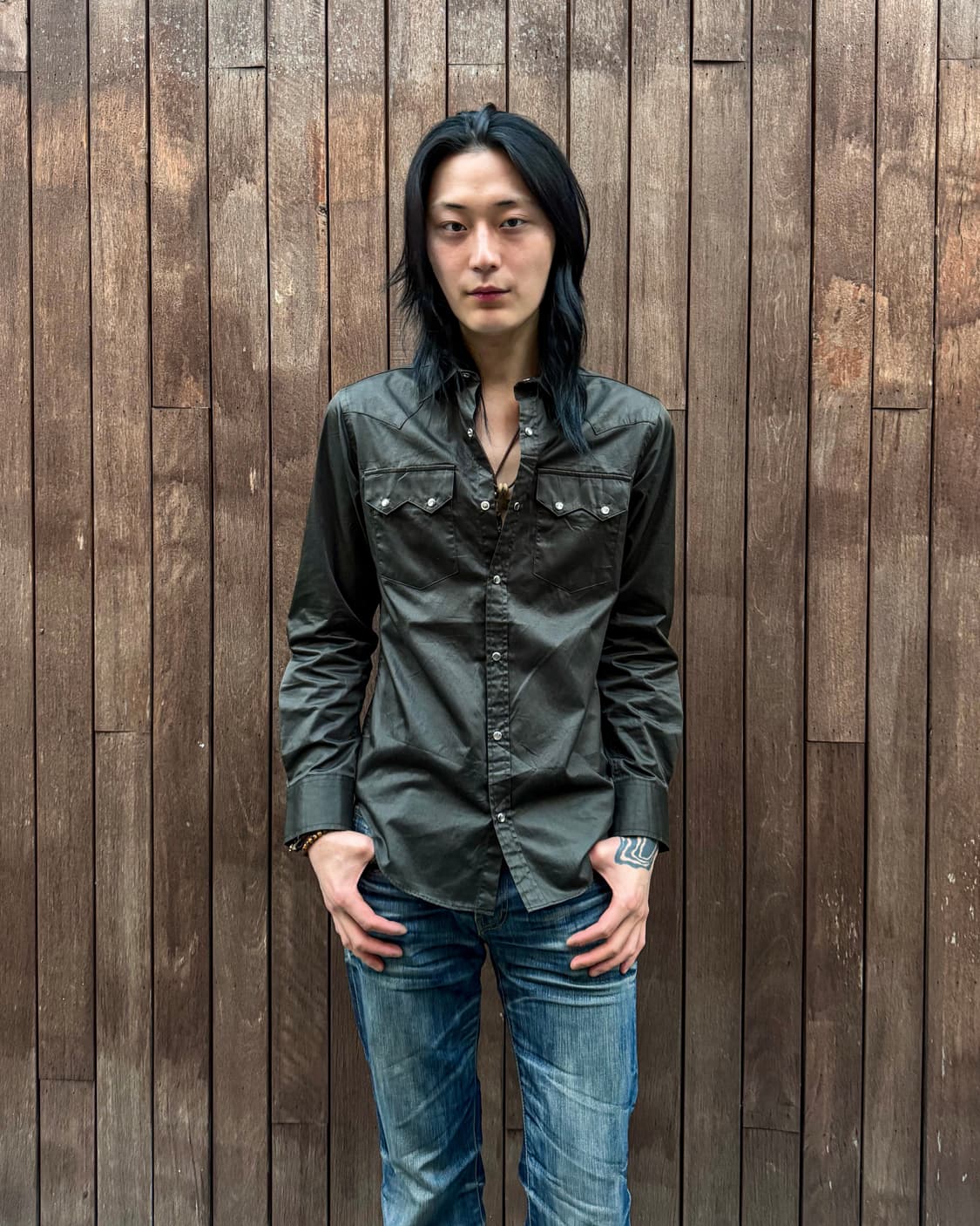 UNITED ARROWS – Western Snap Shirt 상품이미지1