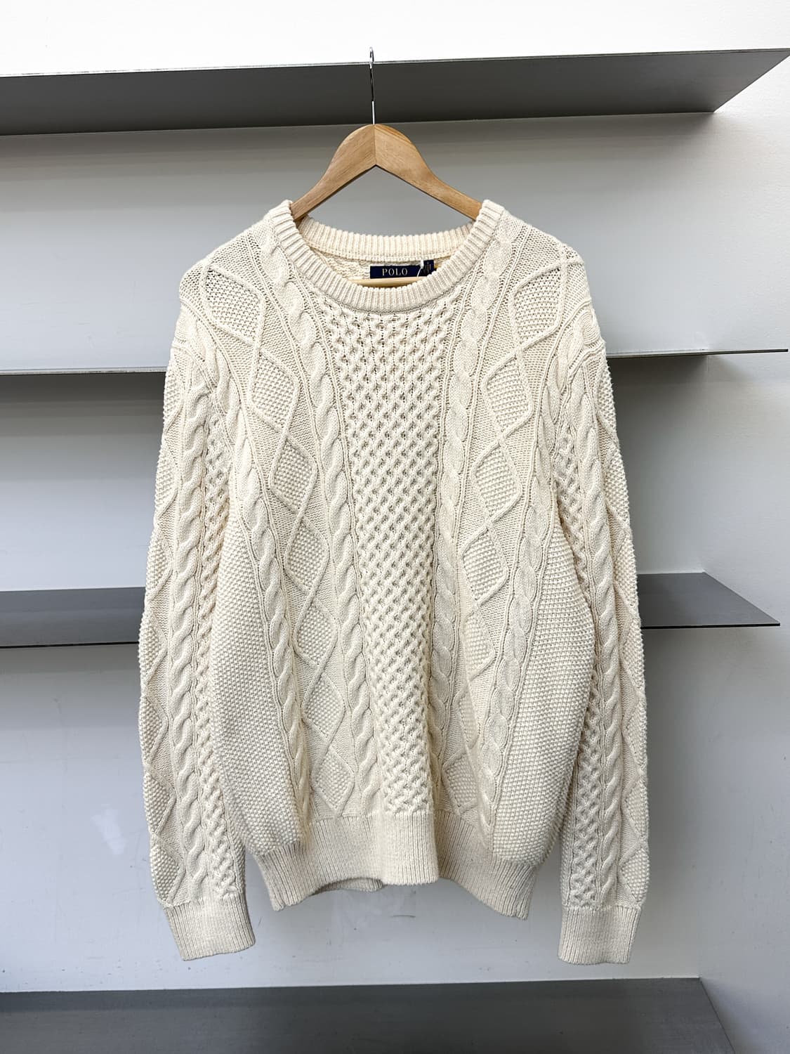 폴로랄프로랜 큐알 라벨 피셔맨 스웨터 상품이미지1