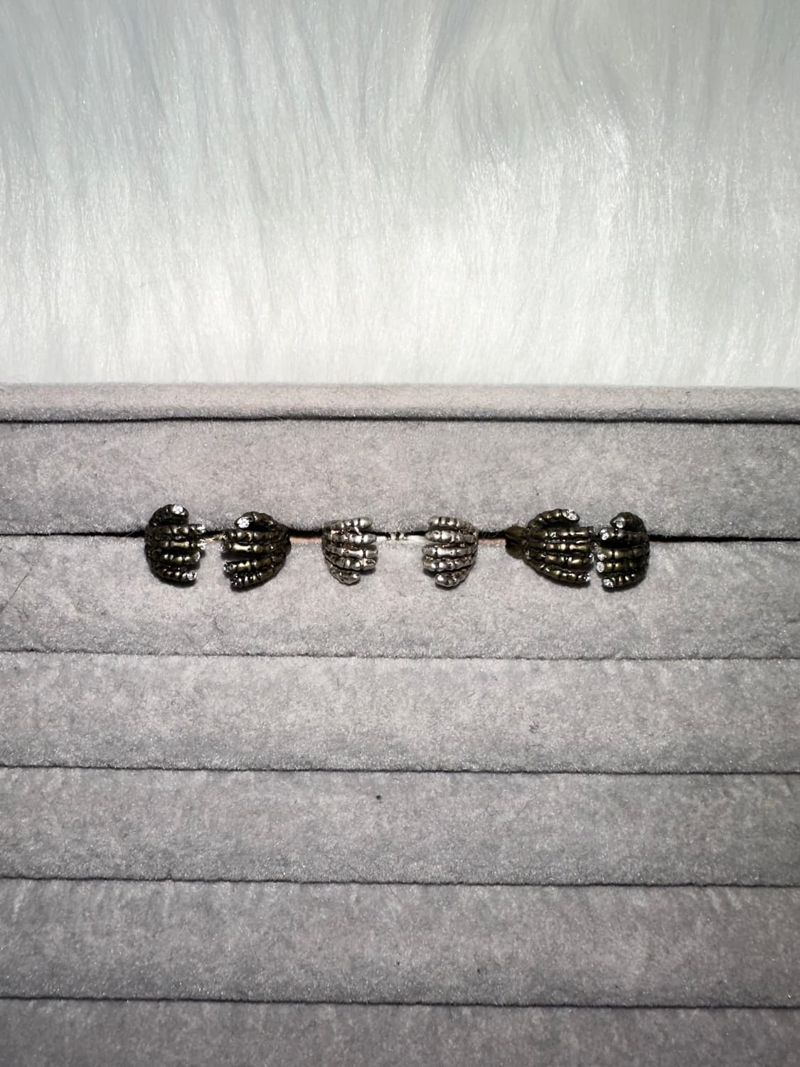 해골 손 오리엔탈 고스펑크 반지 상품이미지1