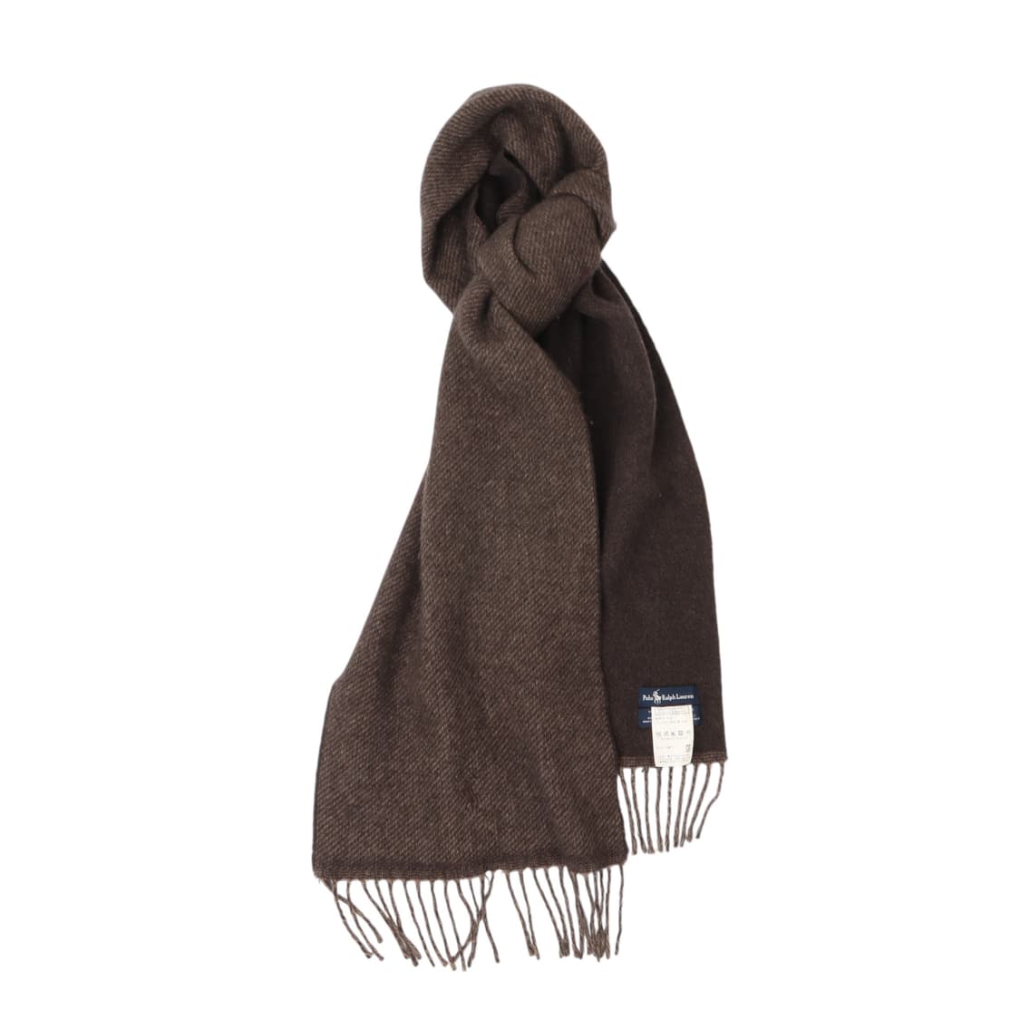 폴로 랄프로렌 브라운 캐시미어 울 머플러 상품이미지1