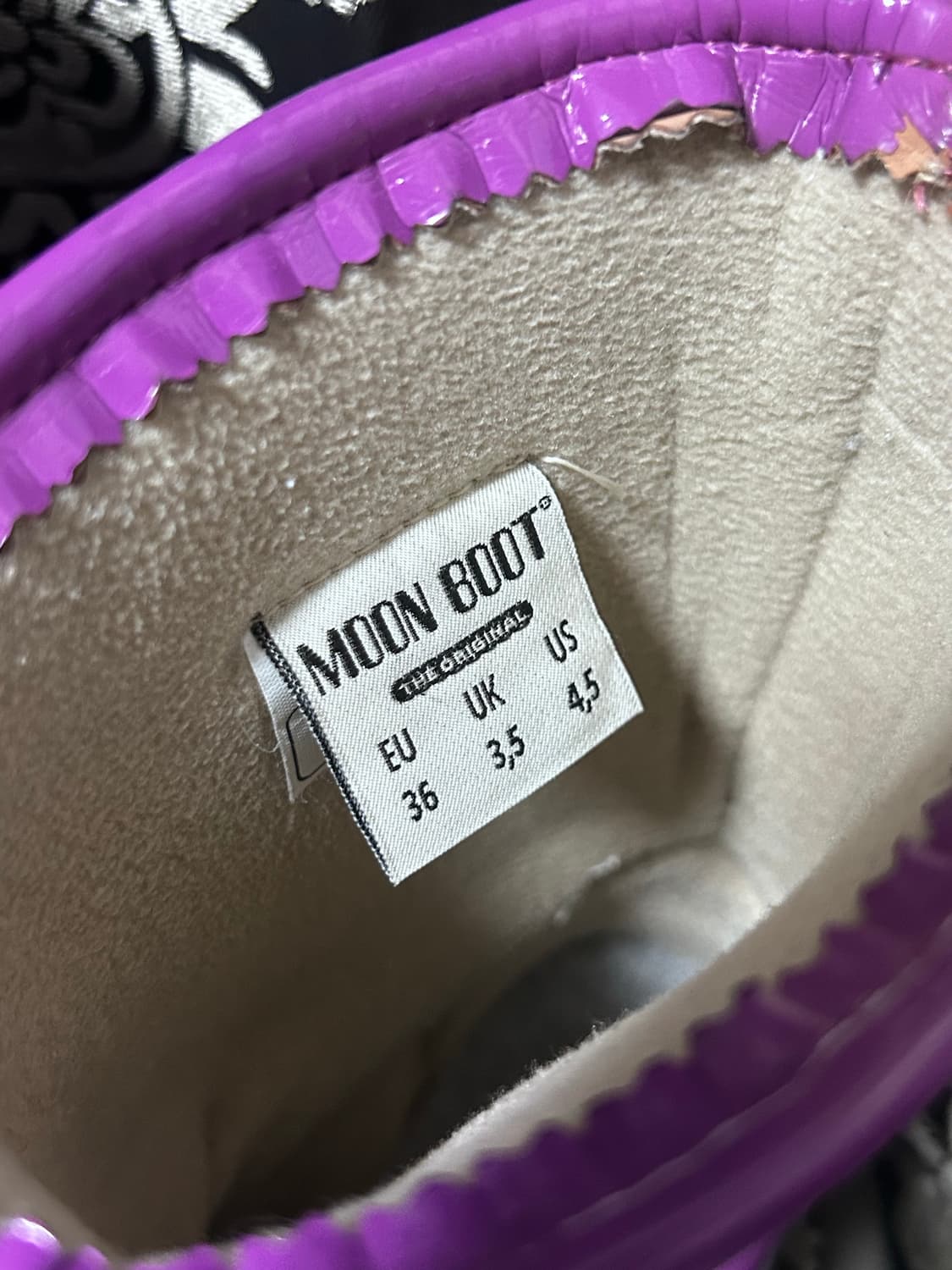MOONBOOT 코팅 부츠 퍼플 상품이미지5