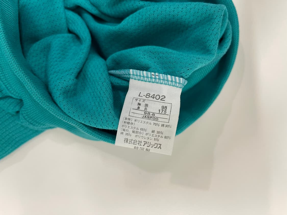 아식스 빈티지 90s 폴로 셔츠 올드 ASICS OLD 1990 틸 M 상품이미지4