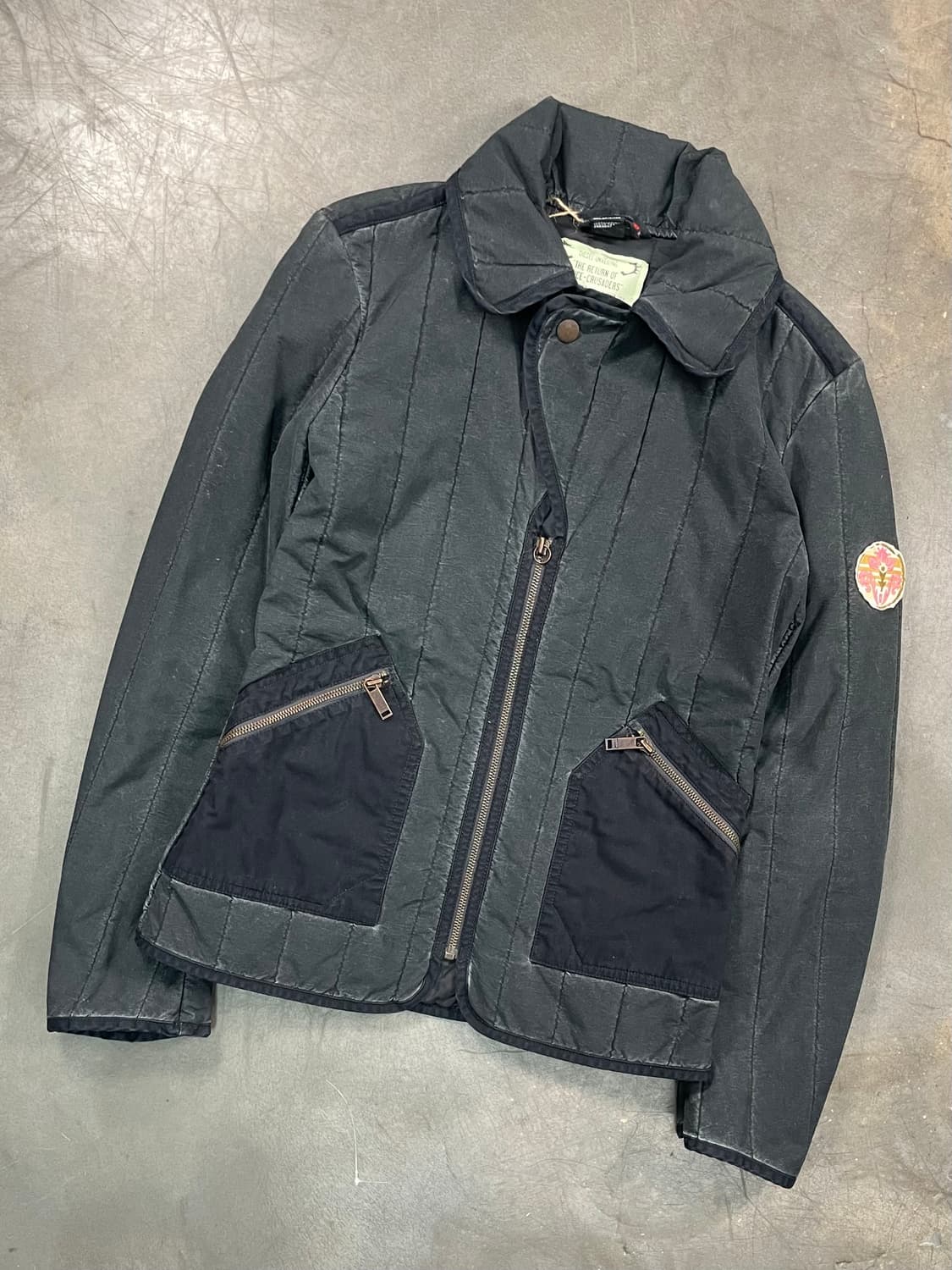 재팬 디젤 버티컬 퀼티드 자켓 상품이미지2